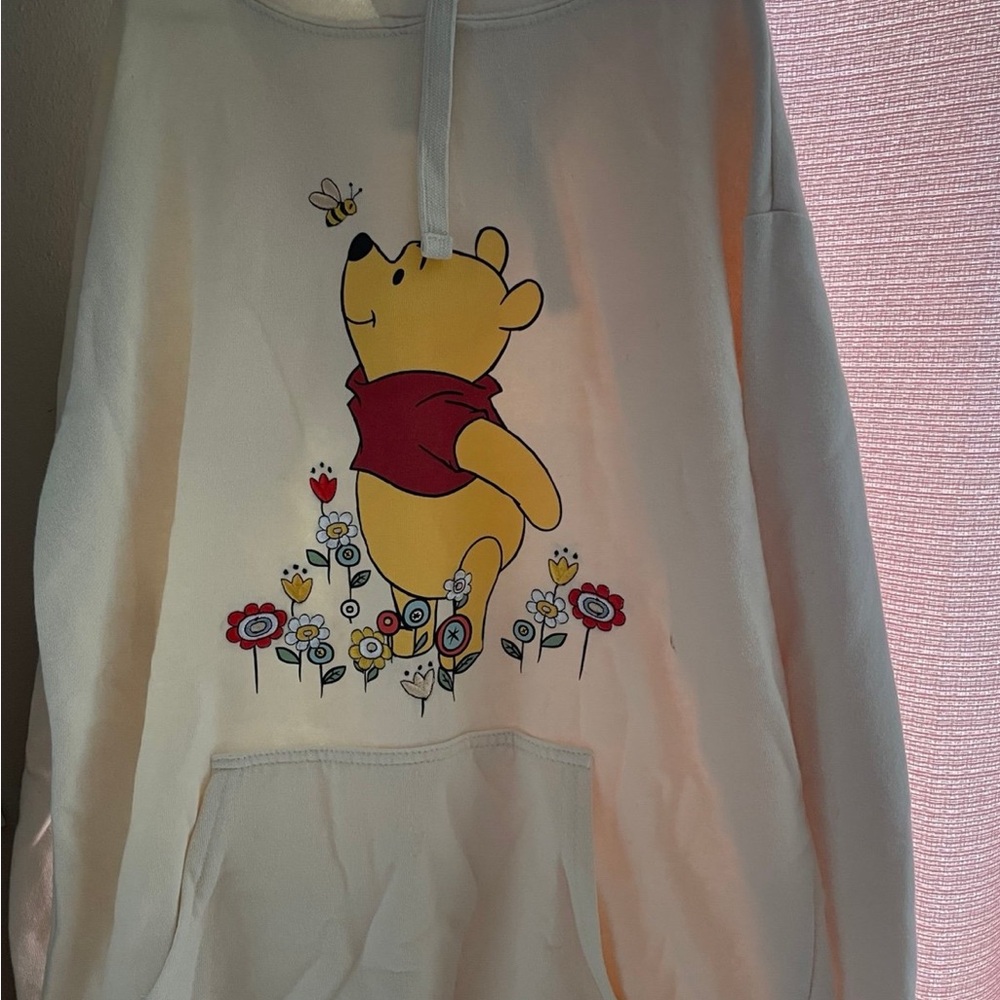 Disney Cream Hoodie with Winnie the Pooh and Bee